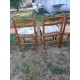 6 Chaises de Cuisine Bois , Paillées