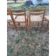 6 Chaises de Cuisine Bois , Paillées