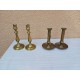 2 Paires de Bougeoirs en Laiton