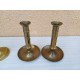 2 Paires de Bougeoirs en Laiton