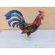 Coq Métal Colorié