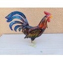 Coq Métal Colorié