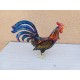Coq Métal Colorié