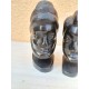 2 Paires de Statues ébéne Africaine