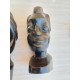 2 Paires de Statues ébéne Africaine