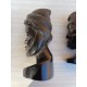 2 Paires de Statues ébéne Africaine