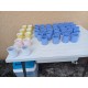 40 Petits Pots de Yahourt en Terre cuite " La Fermière "