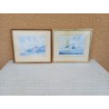 Paire de Lithographies de Peter Toms