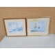 Paire de Lithographies de Peter Toms