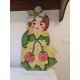 Déco Bois Peint " Mamie Framboise "