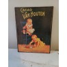 Plaque Publicitaire en Tole Cacao Van Houten