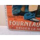 Plaque Publicitaire en Tole Fourneau Le Rustique Odelin