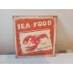 Plaque Publicitaire en Tole Sea Food
