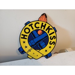 Plaque Publicitaire en Tole Hotchkiss