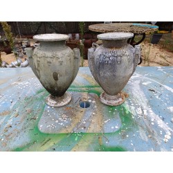 Paire de Vases en Fonte 1900 de Charleville - Mézières