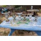 Lot de 6 Vases Médicis en Fonte de Charleville - Mézières 1900