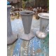 Lot de 8 Vases en Aluminium 1900