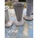 Lot de 8 Vases en Aluminium 1900