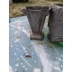Lot de 8 Vases en Aluminium 1900