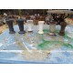 Lot de 6 Vases en Fonte de 1900 de Charleville-Mézières