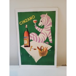 Publicité Papier " Cinzano "