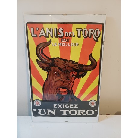 Publicité Papier " Anis El Toro "
