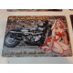 6 Plaques Tole Publicité " Pin Up "