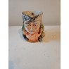 Pichet Jacquot en Faience Polychromé