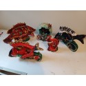 Lot de 5 Lampes Vallauris " Poissons "
