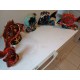 Lot de 5 Lampes Vallauris " Poissons "