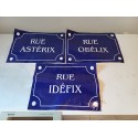 3 Panneaux Autocollants d'Axtérix Obélix et Idéfix