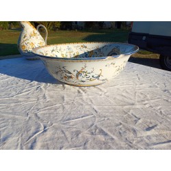 Plat Creux en Faience de Gien 19 ème