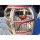 Cage à Oiseaux 19 éme en Faience de Lunéville