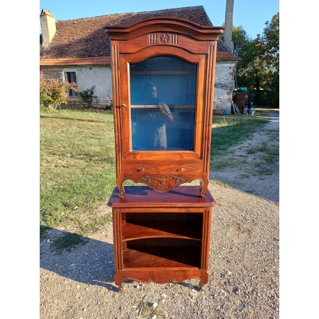 Meuble Vitrine Acajou 19 éme