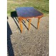 Table 6 Pieds en Noyer 19 éme Ouvrante avec Rallonges