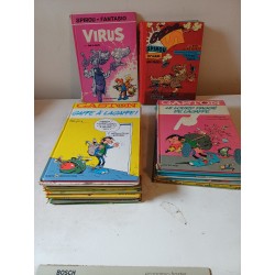 Lot de 15 BD Gaston Lagaffe + 2 Spirou