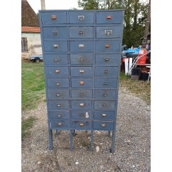 Meuble Industriel Bois 30 Tiroirs