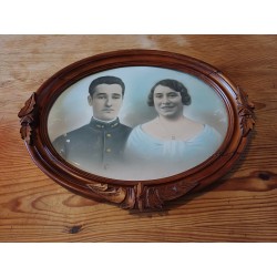 Cadre Bois 1900 + Photo
