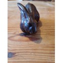 Lapin en Fonte de Fer Marron