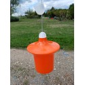 suspension Vintage des Années 70 en Opaline