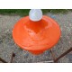 suspension Vintage des Années 70 en Opaline