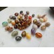 Lot d'Oeufs en Pierre dure + Chien + Grappe de Raisin