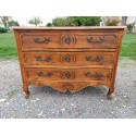 Commode Noyer 19 éme 3 Tiroirs
