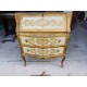 Meuble en Bois doré Commode 2 Tiroirs Pupitre
