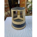 Tabouret Industriel Fer et Gomme Kik Step