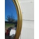Miroir Bois et Stuk Doré Ovale