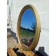 Miroir Bois et Stuk Doré Ovale