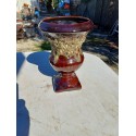 Vase Médicis en Barbotine