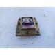 Broche Métal Doré , Porcelaine et Cabochons