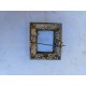 Broche Métal Doré , Porcelaine et Cabochons